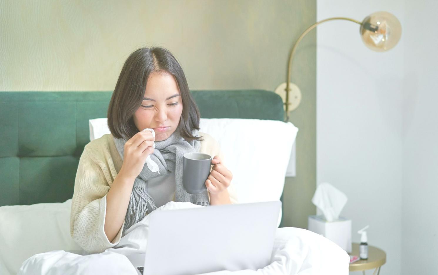 Business professionals analyzing financial data